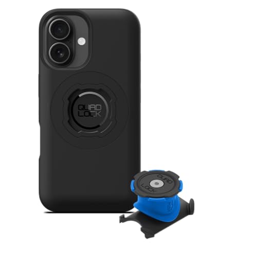 QUAD LOCK Vorbau/Lenker Handyhalterung Fahrrad Kit mit iPhone 16 MAG Hülle QUAD LOCK Vorbau/Lenker Handyhalterung Fahrrad Kit mit iPhone 16 MAG Hülle von QUAD LOCK