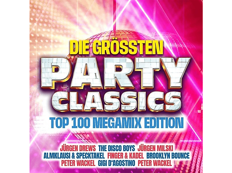 VARIOUS - Die größten Party Classics Top 100 Megamix Editi (CD) von QUADROPHON