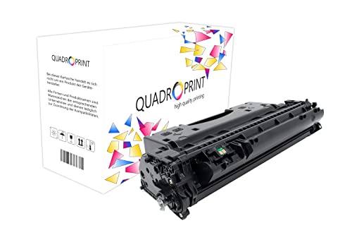 QUADROPRINT Toner ersetzt HP CE505X 05X Schwarz, ca. 6.500 Seiten, für HP Laserjet P 2050 2053 2054 2055 2056 2057 D DN DTN Series X von QUADROPRINT