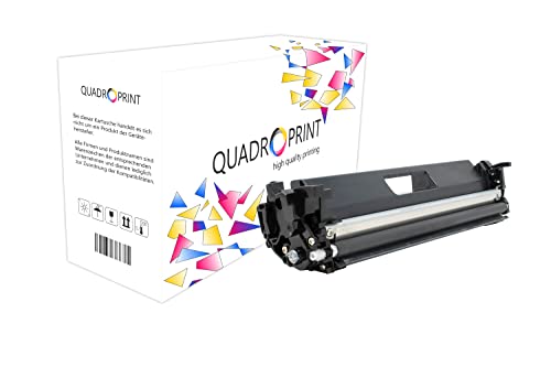 QUADROPRINT Toner ersetzt HP CF217A 17A Schwarz, 1.600 Seiten, für HP Laserjet Pro M 102 130 132 134, Laserjet Pro Ultra M 134 a fn fnwp FP fw MFP nw Series sfnw SNW w von QUADROPRINT