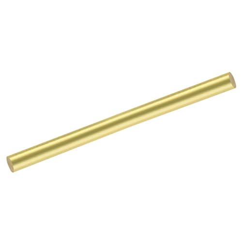 QUARKZMAN 1 Stück Messingstangen (16mm) 5/8 Zoll x (300mm) 12 Zoll Messing Vollmaterial Rundstab für Messergriffe Pin DIY Handwerk Modellflugzeug von QUARKZMAN