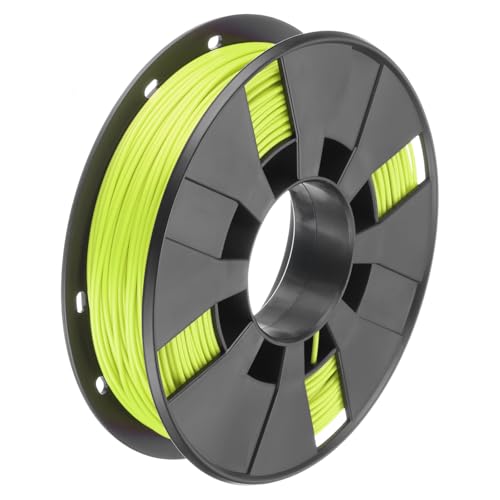 QUARKZMAN 1.75mm Filamente PLA fluoreszierendes Gelb 0.25KG Maßgenauigkeit +/- 0.05mm für 3D-Drucker von QUARKZMAN