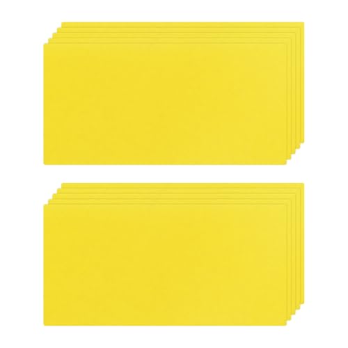 QUARKZMAN 10 Stk. Trocken abwischbare magnetische Etiketten Bunte Streifen 100mm x 50mm Beschreibbare Gelbe Namensschilder Aufkleber für Basteln Whiteboard Kühlschrank Schließfach Zuhause QUARKZMAN 10 Stk. Trocken abwischbare magnetische Etiketten Bunte Streifen 100mm x 50mm Beschreibbare Gelbe Namensschilder Aufkleber für Basteln Whiteboard Kühlschrank Schließfach Zuhause von QUARKZMAN