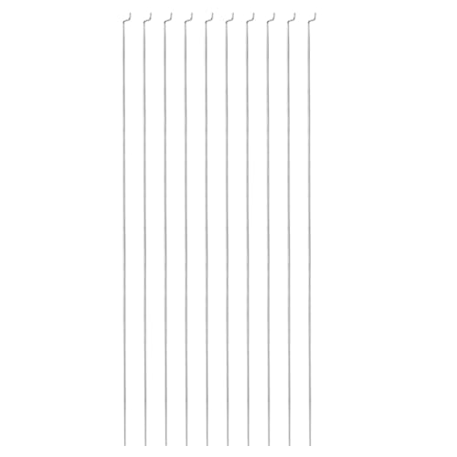QUARKZMAN 10 Stück 1,2x300mm (11,81 Zoll) Stahl Z Zug-/Druckstangen Teile für DIY RC Auto Boot Flugzeug Hubschrauber Modell Ersatz, Silber von QUARKZMAN