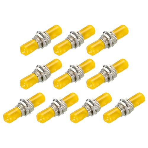QUARKZMAN 10 Stück Glasfaser Adapter ST/UPC Kupplung Einzeln Modus Einfacher Adapter ST-ST UPC für Network Internet Anschluss QUARKZMAN 10 Stück Glasfaser Adapter ST/UPC Kupplung Einzeln Modus Einfacher Adapter ST-ST UPC für Network Internet Anschluss von QUARKZMAN