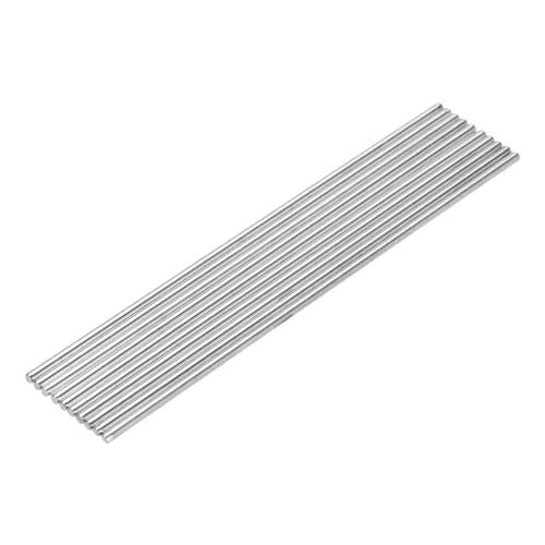 QUARKZMAN 10stk 2mmx100mm Spielzeug Welle Rund Stange Achsen Antriebs Welle Eisen Welle für Selbstbau RC Auto Lkw Boot Helikopter Modell Teil Silber QUARKZMAN 10stk 2mmx100mm Spielzeug Welle Rund Stange Achsen Antriebs Welle Eisen Welle für Selbstbau RC Auto Lkw Boot Helikopter Modell Teil Silber von QUARKZMAN