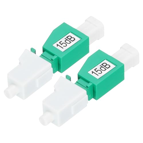 QUARKZMAN 15dB LC Faser Dämpfungsglied LC/APC SM Einzel Modus Fest Faser Optik Dämpfungsglied Stecker zu Buchse für Faseroptik Übertragung Pack von 2 QUARKZMAN 15dB LC Faser Dämpfungsglied LC/APC SM Einzel Modus Fest Faser Optik Dämpfungsglied Stecker zu Buchse für Faseroptik Übertragung Pack von 2 von QUARKZMAN