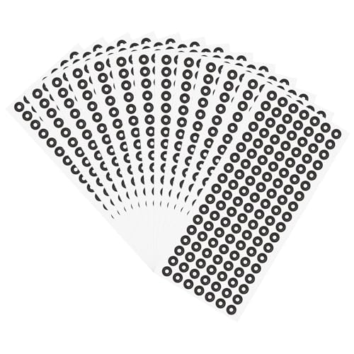 QUARKZMAN 1750 Stück 3D-Scanner-Marker 2mm für 3D-Scanner, 3D-Tracking-Dots-Referenzpunktmelder, 3D-Ziel, diffuse Reflexionsmarker für 3D-Scanner und optisches Tracking von QUARKZMAN
