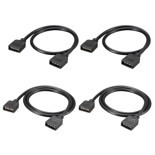 QUARKZMAN 2 Set ARGB Splitterkabel 4 Pin Verlängerungsanschluss Kabel Draht für 5050 3528 LED Licht Streifen 30cm 50cm von QUARKZMAN