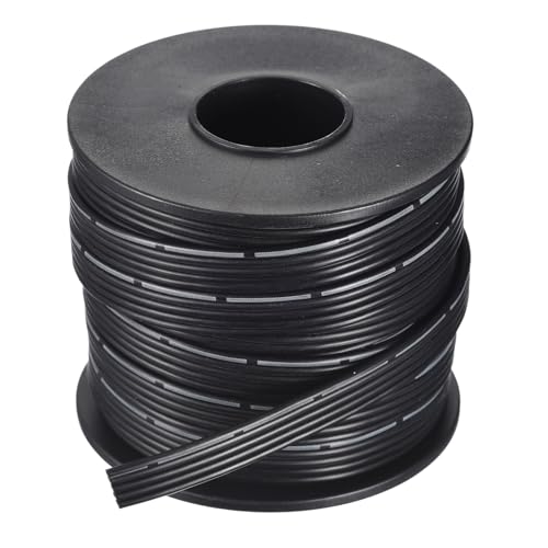 QUARKZMAN 20 AWG Silikon-Flachbandkabel, 5-polig, 20 Gauge, Flachkabel, flexibler Silikondraht, 10 m, schwarzer, verzinnter Kupferdraht für Modellflugzeuge, Modellautos, Elektrogeräte QUARKZMAN 20 AWG Silikon-Flachbandkabel, 5-polig, 20 Gauge, Flachkabel, flexibler Silikondraht, 10 m, schwarzer, verzinnter Kupferdraht für Modellflugzeuge, Modellautos, Elektrogeräte von QUARKZMAN