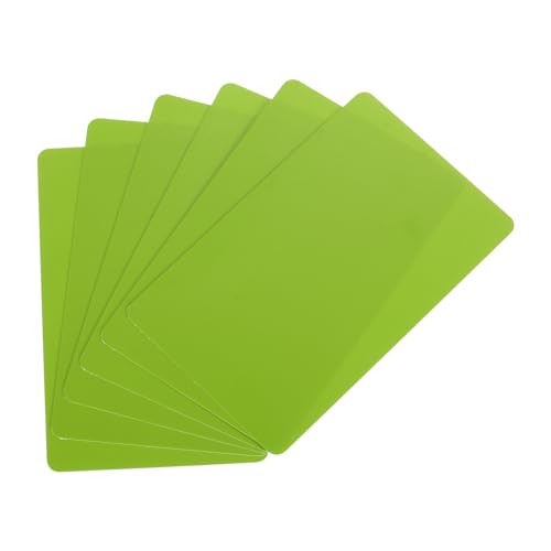 QUARKZMAN 20 Stück leere PVC-Karten, 15Mil Grafikqualität Plastikkarten glänzend wasserdicht für Foto-ID-Badge-Drucker, Grün von QUARKZMAN