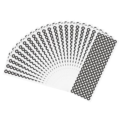 QUARKZMAN 2400 Stück 3D-Scanner-Marker 3mm für 3D-Scanner, 3D-Tracking-Dots-Referenzpunktmelder, 3D-Ziel, diffuse Reflexionsmarker für 3D-Scanner und optisches Tracking von QUARKZMAN