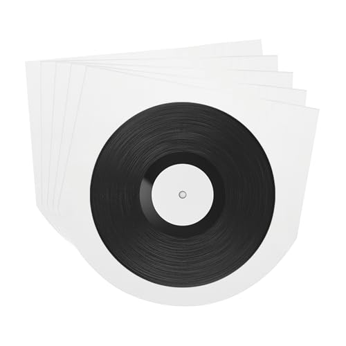 QUARKZMAN 25 Stück Vinyl Schallplatten Hüllen, Klare Vinyl Hüllen 5,1" x 5,1" Vinyl-Schutzabdeckungen für 5" Single Mini LP, CD-Aufbewahrungssammlungen QUARKZMAN 25 Stück Vinyl Schallplatten Hüllen, Klare Vinyl Hüllen 5,1" x 5,1" Vinyl-Schutzabdeckungen für 5" Single Mini LP, CD-Aufbewahrungssammlungen von QUARKZMAN