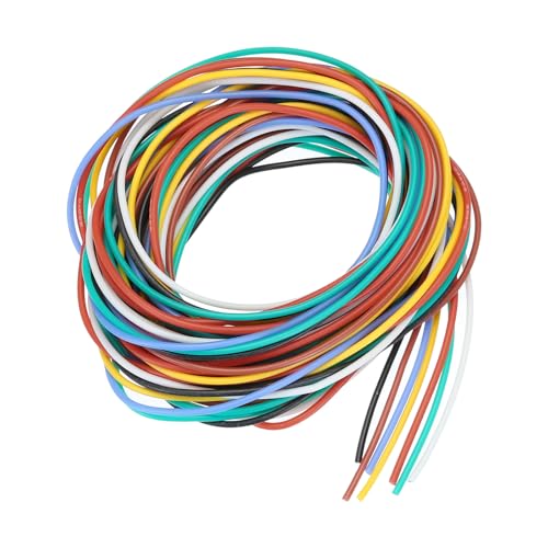 QUARKZMAN 28 Gauge PVC Anschlussdraht 3,0m/10ft 28AWG Flexibler Elektrodraht Spule Ul1007 Verzinntes Kupfer Litze 7 Farben, 0,12cm Durchmesser für Modellflugzeuge QUARKZMAN 28 Gauge PVC Anschlussdraht 3,0m/10ft 28AWG Flexibler Elektrodraht Spule Ul1007 Verzinntes Kupfer Litze 7 Farben, 0,12cm Durchmesser für Modellflugzeuge von QUARKZMAN