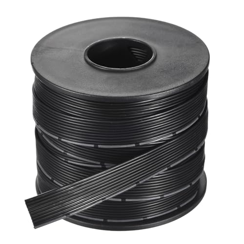QUARKZMAN 28AWG Silikon-Flachbandkabel, 10-polig, 28 Gauge, Flachkabel, flexibler Silikondraht, 10 m, schwarzer, verzinnter Kupferdraht für Modellflugzeuge, Modellautos, Elektrogeräte QUARKZMAN 28AWG Silikon-Flachbandkabel, 10-polig, 28 Gauge, Flachkabel, flexibler Silikondraht, 10 m, schwarzer, verzinnter Kupferdraht für Modellflugzeuge, Modellautos, Elektrogeräte von QUARKZMAN