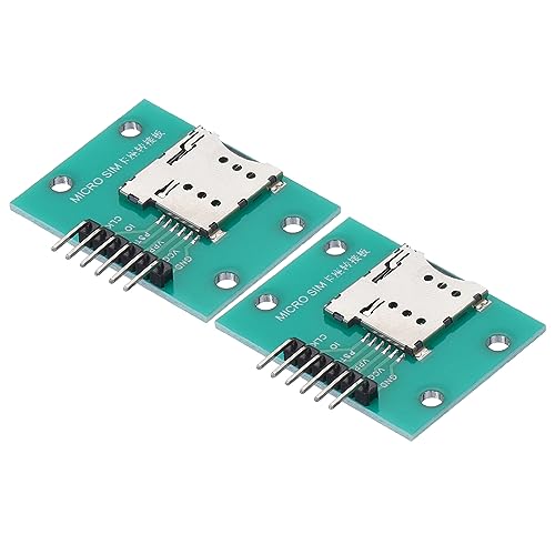 QUARKZMAN 2Stk Micro SIM Konverter 6Pin PCB Test Brett mit Abgewinkelt Pin für Data Test Selbstgemachte Elektroprodukte QUARKZMAN 2Stk Micro SIM Konverter 6Pin PCB Test Brett mit Abgewinkelt Pin für Data Test Selbstgemachte Elektroprodukte von QUARKZMAN