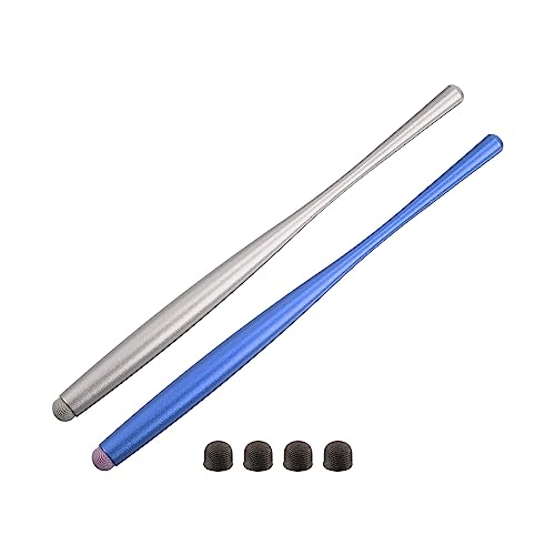 QUARKZMAN 2Stk Stylus Stifte für Touchscreens Schlank Universal Kapazitiv Kugelschreiber für Alle Kapazitiv Touchscreen Geräte mit 4 Faser Feinspitzen Blau Silber QUARKZMAN 2Stk Stylus Stifte für Touchscreens Schlank Universal Kapazitiv Kugelschreiber für Alle Kapazitiv Touchscreen Geräte mit 4 Faser Feinspitzen Blau Silber von QUARKZMAN