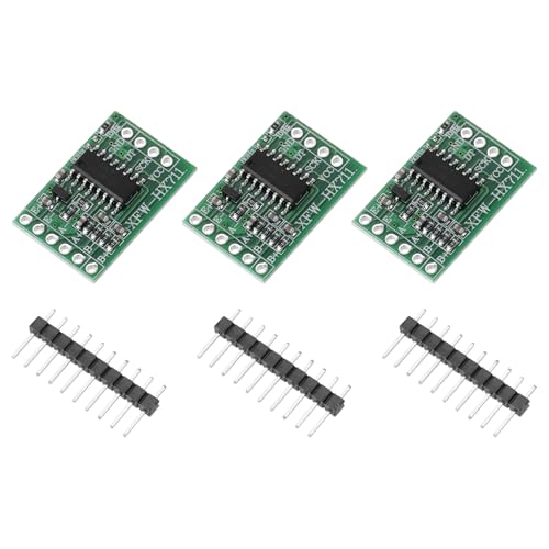 QUARKZMAN 3 Stück HX711 Wägezelle Dual-Channel 24-Bit Präzisions-A/D, 16 x 24mm Modul Wägedrucksensor für DIY Elektronische Küchenwaage Kit QUARKZMAN 3 Stück HX711 Wägezelle Dual-Channel 24-Bit Präzisions-A/D, 16 x 24mm Modul Wägedrucksensor für DIY Elektronische Küchenwaage Kit von QUARKZMAN