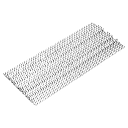 QUARKZMAN 30stk 3mmx150mm Spielzeug Welle Rund Stange Achsen Antriebs Welle Eisen Welle für Selbstbau RC Auto Lkw Boot Helikopter Modell Teil Silber QUARKZMAN 30stk 3mmx150mm Spielzeug Welle Rund Stange Achsen Antriebs Welle Eisen Welle für Selbstbau RC Auto Lkw Boot Helikopter Modell Teil Silber von QUARKZMAN