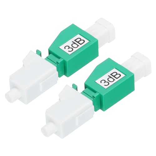 QUARKZMAN 3dB LC Faser Dämpfungsglied LC/APC SM Einzel Modus Fest Faser Optik Dämpfungsglied Stecker zu Buchse für Faseroptik Übertragung Pack von 2 QUARKZMAN 3dB LC Faser Dämpfungsglied LC/APC SM Einzel Modus Fest Faser Optik Dämpfungsglied Stecker zu Buchse für Faseroptik Übertragung Pack von 2 von QUARKZMAN