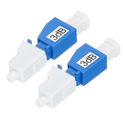 QUARKZMAN 3dB LC Faserdämpfer, LC/UPC SM Single Mode Festfaserdämpfer männlich zu weiblich für die optische Faserverbindung Packung mit 2 QUARKZMAN 3dB LC Faserdämpfer, LC/UPC SM Single Mode Festfaserdämpfer männlich zu weiblich für die optische Faserverbindung Packung mit 2 von QUARKZMAN