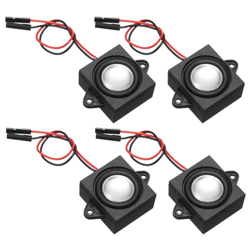 QUARKZMAN 4 Stück 3 Watt 4 Ohm Einzel Mini Lautsprecher Full-Range Mobile Portable Werbemaschine Lautsprecher Anschluss Trennschnittstelle für kleine elektronische Projekte QUARKZMAN 4 Stück 3 Watt 4 Ohm Einzel Mini Lautsprecher Full-Range Mobile Portable Werbemaschine Lautsprecher Anschluss Trennschnittstelle für kleine elektronische Projekte von QUARKZMAN