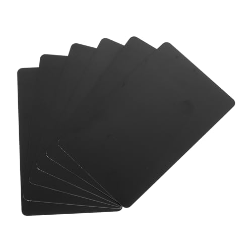 QUARKZMAN 40 Stück leere PVC-Karten, 15Mil Grafikqualität Plastikkarten glänzend wasserdicht für Foto-ID-Badge-Drucker, Schwarz von QUARKZMAN