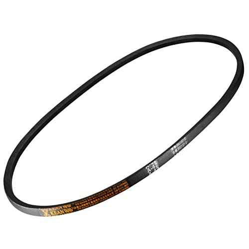 QUARKZMAN 42-Zoll Pitch Länge A-42 Antriebskeilriemen x 1 Stück für Industriemaschinen [Schwarz] von QUARKZMAN