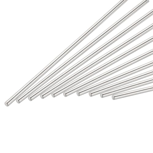 QUARKZMAN 4mm x 100mm Edelstahl Rundstab, Metall Massivwelle Stangen Drehbankstange für DIY Bastelprojekte Modellauto Hubschrauber Flugzeug 10 Stück QUARKZMAN 4mm x 100mm Edelstahl Rundstab, Metall Massivwelle Stangen Drehbankstange für DIY Bastelprojekte Modellauto Hubschrauber Flugzeug 10 Stück von QUARKZMAN