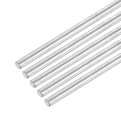 QUARKZMAN 5 Stück Edelstahlstäbe 3 mm x 120 mm 304 Edelstahl V2A Rundstäbe Rundstangen Metallstange Stabstahl Vollrundstab Rundstahl Rundstab für DIY Handwerk Modellauto Flugzeug Geländer QUARKZMAN 5 Stück Edelstahlstäbe 3 mm x 120 mm 304 Edelstahl V2A Rundstäbe Rundstangen Metallstange Stabstahl Vollrundstab Rundstahl Rundstab für DIY Handwerk Modellauto Flugzeug Geländer von QUARKZMAN