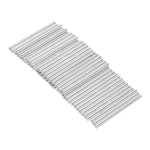 QUARKZMAN 50stk 2mmx30mm Spielzeug Welle Rund Stange Achsen Antriebs Welle Eisen Welle für Selbstbau RC Auto Lkw Boot Helikopter Modell Teil Silber QUARKZMAN 50stk 2mmx30mm Spielzeug Welle Rund Stange Achsen Antriebs Welle Eisen Welle für Selbstbau RC Auto Lkw Boot Helikopter Modell Teil Silber von QUARKZMAN