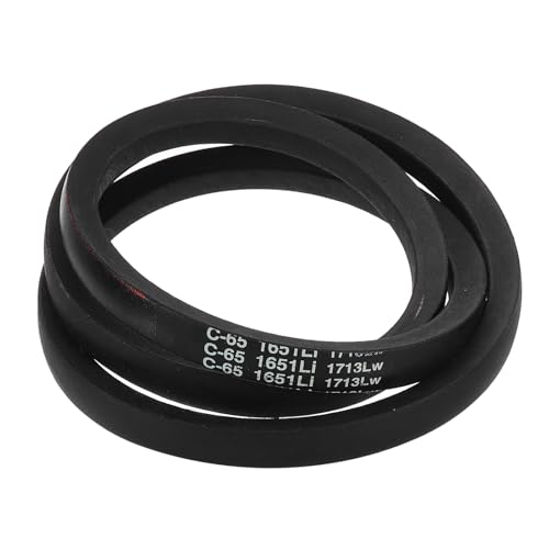 QUARKZMAN C65 Drive V-Belt 65 Zoll (1651mm) Innenumfang x 22mm Breite x 14mm Höhe, Gummivariator für die Kraftübertragung von QUARKZMAN