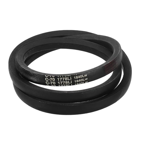 QUARKZMAN C70 Drive V-Belt 70 Zoll (1778mm) Innenumfang x 22mm Breite x 14mm Höhe, Gummilager für Kraftübertragung von QUARKZMAN