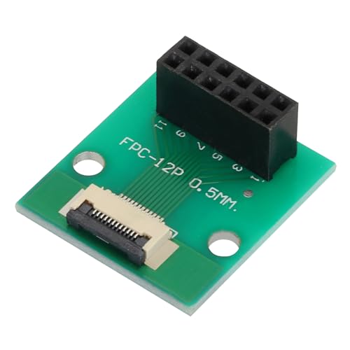 QUARKZMAN FFC FPC Connector Board 12 Pin 0.5mm 2.54mm auf 1.0mm 2.54mm PCB Konverterplatine für DVD-Player/Digitalkameras/Laptops QUARKZMAN FFC FPC Connector Board 12 Pin 0.5mm 2.54mm auf 1.0mm 2.54mm PCB Konverterplatine für DVD-Player/Digitalkameras/Laptops von QUARKZMAN