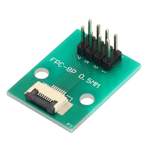 QUARKZMAN FFC FPC Connector Board 8 Pin 0.5mm 2.54mm auf 1.0mm 2.54mm PCB Konverterplatine für DVD-Player/Digitalkameras/Laptops QUARKZMAN FFC FPC Connector Board 8 Pin 0.5mm 2.54mm auf 1.0mm 2.54mm PCB Konverterplatine für DVD-Player/Digitalkameras/Laptops von QUARKZMAN