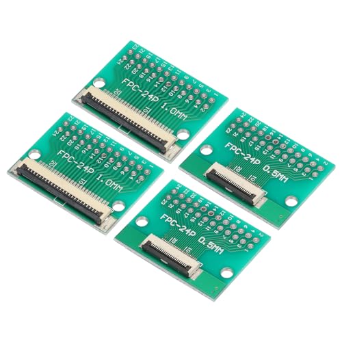 QUARKZMAN FPC FFC PCB Platine 24P 0.5mm am Sockel Seite Rückseite 1.0mm bis DIP 2.54mm für LCD 3D Drucker Kamera DVD TV Packung mit 4 QUARKZMAN FPC FFC PCB Platine 24P 0.5mm am Sockel Seite Rückseite 1.0mm bis DIP 2.54mm für LCD 3D Drucker Kamera DVD TV Packung mit 4 von QUARKZMAN