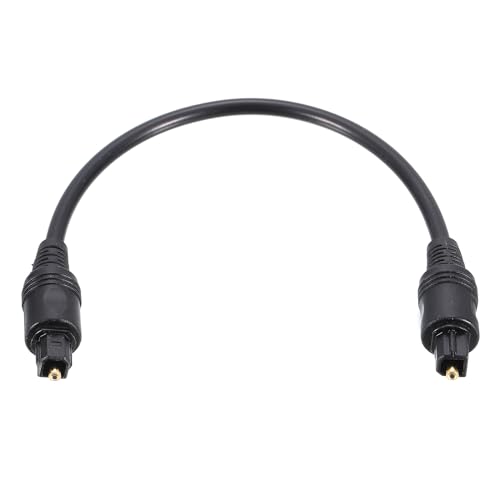 QUARKZMAN Faser Optisches Audiokabel Digitales Audio Glasfaser Kabel 0.6FT Langes TOS Optische Verbindung Kabel PVC Kunststoff Gerade Stecker für TV DVD Verstärker Stereo Schwarz QUARKZMAN Faser Optisches Audiokabel Digitales Audio Glasfaser Kabel 0.6FT Langes TOS Optische Verbindung Kabel PVC Kunststoff Gerade Stecker für TV DVD Verstärker Stereo Schwarz von QUARKZMAN