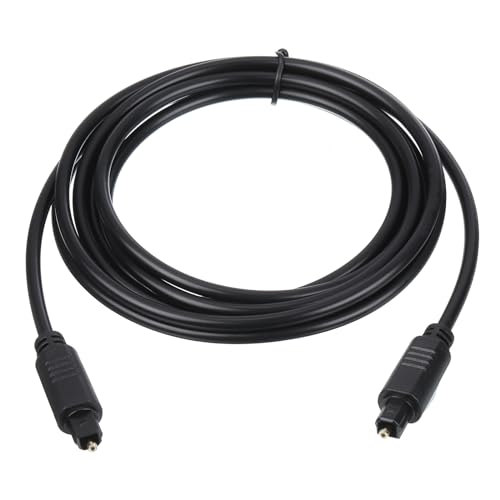 QUARKZMAN Faser Optisches Audiokabel Digitales Audio Glasfaser Kabel 9.8FT Langes TOS Optische Verbindung Kabel PVC Kunststoff Gerade Stecker für TV DVD Verstärker Stereo Schwarz QUARKZMAN Faser Optisches Audiokabel Digitales Audio Glasfaser Kabel 9.8FT Langes TOS Optische Verbindung Kabel PVC Kunststoff Gerade Stecker für TV DVD Verstärker Stereo Schwarz von QUARKZMAN