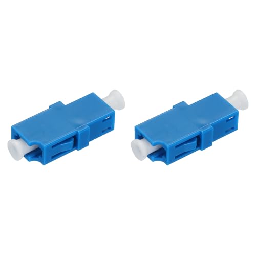 QUARKZMAN 2 Stück Glasfaser Adapter LC Buchse-LC Buchse Kupplung Single Mode Simplex Adapter LC zu LC UPC für Netzwerk Internet Verbindung QUARKZMAN 2 Stück Glasfaser Adapter LC Buchse-LC Buchse Kupplung Single Mode Simplex Adapter LC zu LC UPC für Netzwerk Internet Verbindung von QUARKZMAN