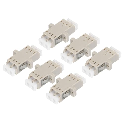 QUARKZMAN Fiber Optischer Koppler LC auf LC/UPC, Multimode Duplex Adapter, LC-LC/UPC, für Netzwerk Internet Verbindung, 6 Stück QUARKZMAN Fiber Optischer Koppler LC auf LC/UPC, Multimode Duplex Adapter, LC-LC/UPC, für Netzwerk Internet Verbindung, 6 Stück von QUARKZMAN