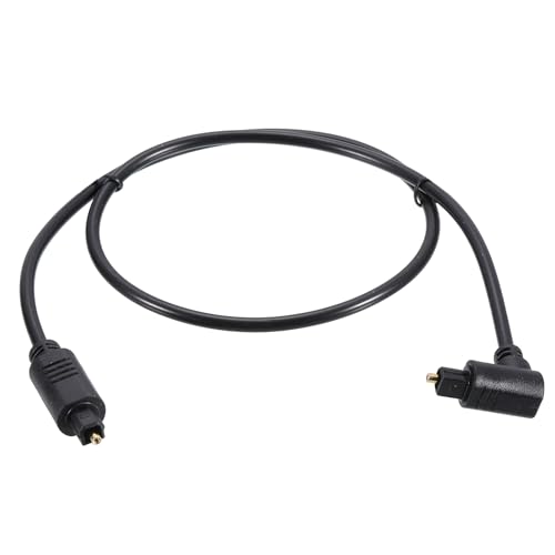 QUARKZMAN Fiber Optisches Audiokabel 90 Grad Digitales Audio Glasfaser Kabel 3.3FT Langes TOS Optische Verbindung Kabel PVC Kunststoff Stecker für TV DVD Verstärker Stereo Schwarz QUARKZMAN Fiber Optisches Audiokabel 90 Grad Digitales Audio Glasfaser Kabel 3.3FT Langes TOS Optische Verbindung Kabel PVC Kunststoff Stecker für TV DVD Verstärker Stereo Schwarz von QUARKZMAN