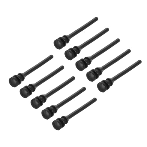 QUARKZMAN Gehäuselüfter Computer Kühlung Lüfter Montageschrauben Geräuscharm Antivibrations-Schrauben Weiches Gummi 44mm/1,73 Zoll Schwarz Packung mit 16 von QUARKZMAN