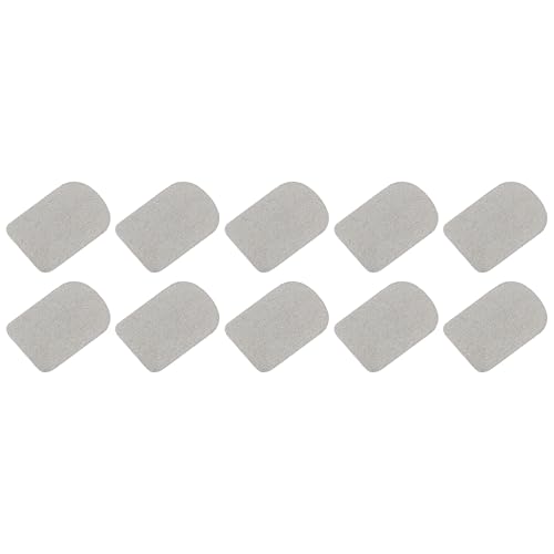 QUARKZMAN Handschuhe Touchscreen Aufkleber 0.9"x0.63" Ultra Hochempfindlich Flexibel Silber Faser Ultradünne Aufkleber für Handschuhe Pack von 15 von QUARKZMAN