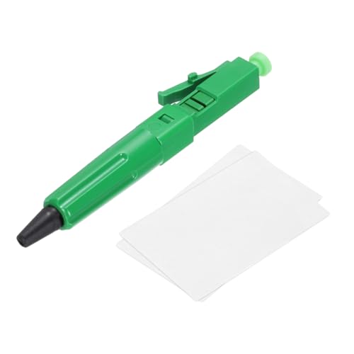 QUARKZMAN LC/APC Faser-Optik-Schnellverbinder, Single-Mode-Faserkabel-Schnellverbinder LC-Schnellverbinder-Adapter für CATV-Netzwerk, Packung mit 1 von QUARKZMAN