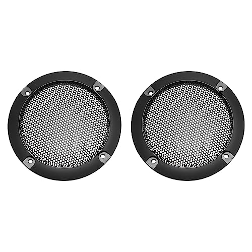 QUARKZMAN Lautsprecher Grill Abdeckung 3" 95mm x 2Stk Netz Dekorativ Kreis Subwoofer Beschützer Protektor für Heim Bühne Lautsprecher KTV Boxen Reparatur Audio QUARKZMAN Lautsprecher Grill Abdeckung 3" 95mm x 2Stk Netz Dekorativ Kreis Subwoofer Beschützer Protektor für Heim Bühne Lautsprecher KTV Boxen Reparatur Audio von QUARKZMAN