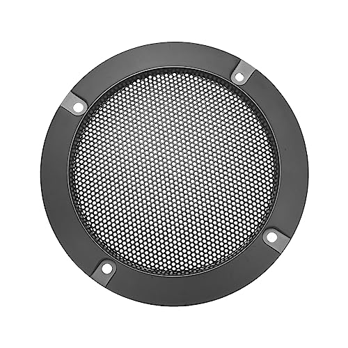 QUARKZMAN Lautsprecher Grill Abdeckung 4" Netz Dekorativ Kreis Subwoofer Beschützer Protektor für Heim Bühne Lautsprecher KTV Boxen Reparatur Audio von QUARKZMAN