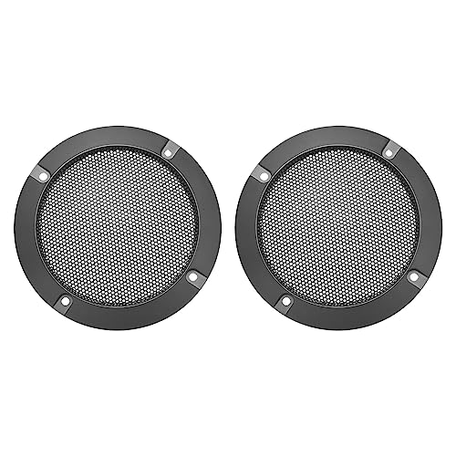 QUARKZMAN Lautsprecher Grill Abdeckung 4" x 2Stk Netz Dekorativ Kreis Subwoofer Beschützer Protektor für Heim Bühne Lautsprecher KTV Boxen Reparatur Audio QUARKZMAN Lautsprecher Grill Abdeckung 4" x 2Stk Netz Dekorativ Kreis Subwoofer Beschützer Protektor für Heim Bühne Lautsprecher KTV Boxen Reparatur Audio von QUARKZMAN