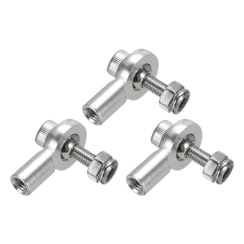 QUARKZMAN M3xL18mm Hebel Lenkgestänge Spurstange Kugelkopf Verbindungsgelenk Ende Metall Silberton für RC Crawler Auto 3er Pack QUARKZMAN M3xL18mm Hebel Lenkgestänge Spurstange Kugelkopf Verbindungsgelenk Ende Metall Silberton für RC Crawler Auto 3er Pack von QUARKZMAN