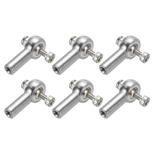 QUARKZMAN M3xL26mm Hebel Lenkgestänge Spurstange Kugelkopf Verbindungsgelenk Ende Metall Silberton für RC Crawler Auto 6er Pack QUARKZMAN M3xL26mm Hebel Lenkgestänge Spurstange Kugelkopf Verbindungsgelenk Ende Metall Silberton für RC Crawler Auto 6er Pack von QUARKZMAN
