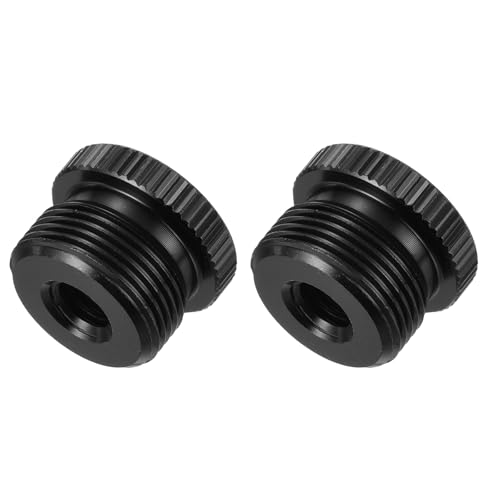 QUARKZMAN Mikrofonständer-Adapter Weiblich 1/4 Zoll auf Männlich 5/8 Zoll aus Aluminiumlegierung Mikrofon-Schraubenadapter für Mikrofon-Stativständer Schwarz 2 Stück QUARKZMAN Mikrofonständer-Adapter Weiblich 1/4 Zoll auf Männlich 5/8 Zoll aus Aluminiumlegierung Mikrofon-Schraubenadapter für Mikrofon-Stativständer Schwarz 2 Stück von QUARKZMAN
